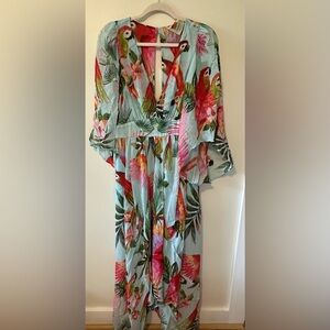 Farm Rio Tropical Floral Maxi Dress